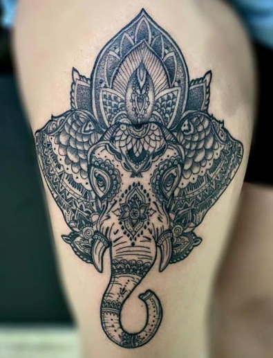 elephant tattoo spiritual